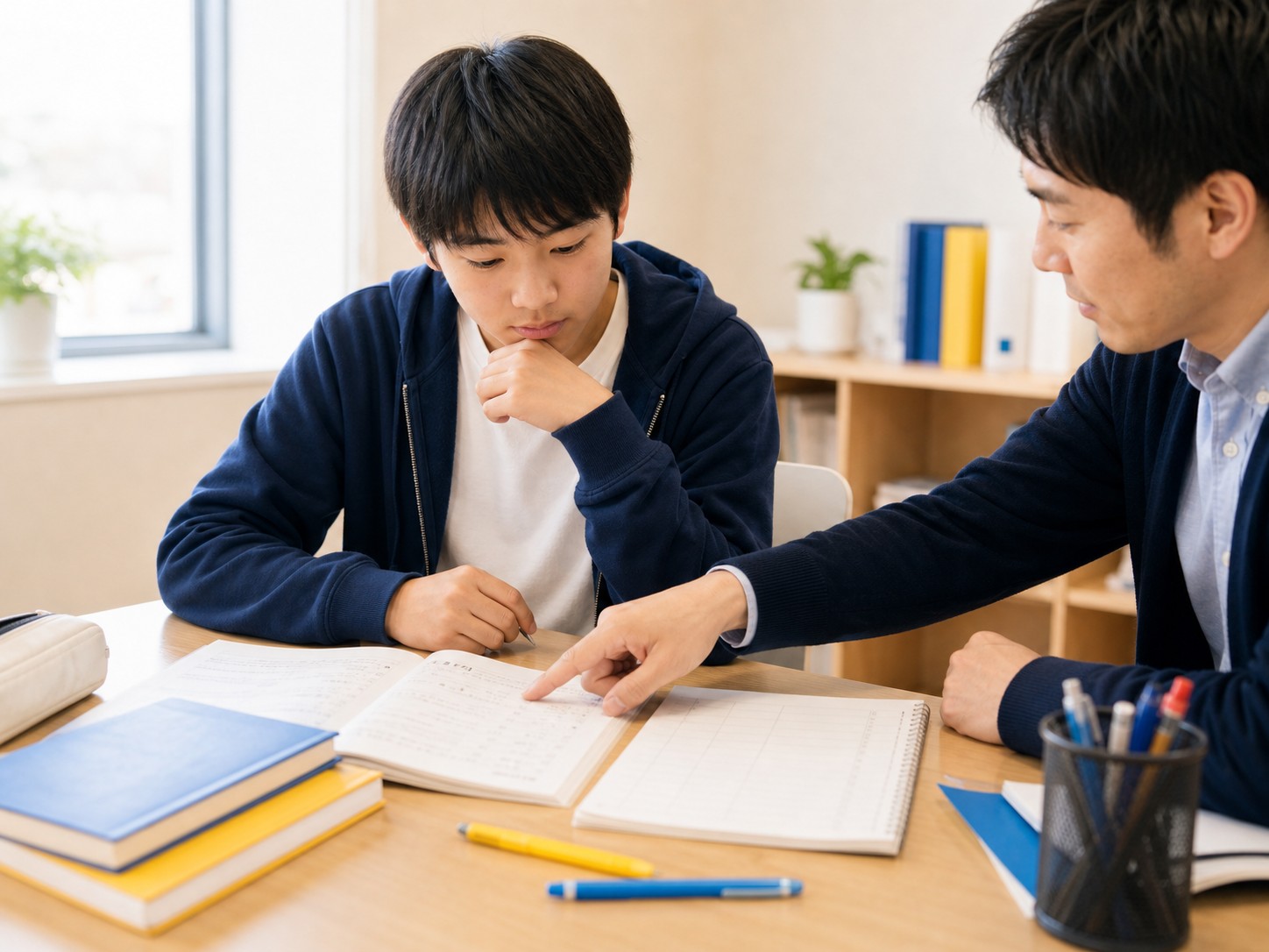 勉強のやり方が分からず悩む生徒