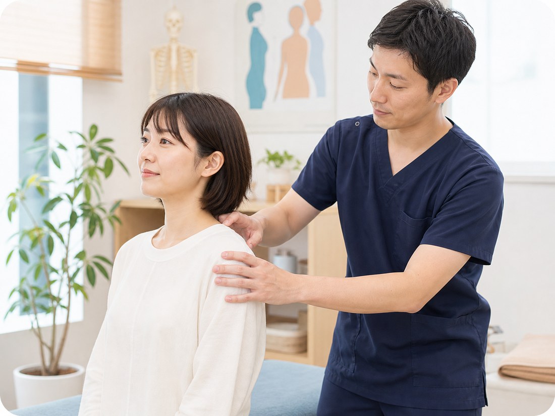 肩こり・首の重さの施術